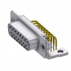 Deltron Connectors DTS15SYC/2M46UN D-SUB zásuvka 90 ° Pólů: 15 pájené, piny 1 ks