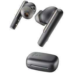POLY Voyager Free 60 USB-C/A Počítače In Ear Headset Bluetooth® stereo černá Potlačení hluku headset, Nabíjecí pouzdro, regulace hlasitosti, Funkce poslechu,