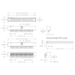 kolíková lišta Rastr (rozteč): 1.27 mm Počet pólů: 20 W & P Products 336-020-1-00 1 ks