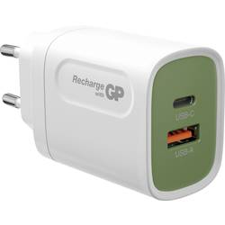 GP Batteries GPWC20WPWHUSB174 USB nabíječka do zásuvky (230 V) Počet výstupů: 2 x USB, USB-C® zásuvka