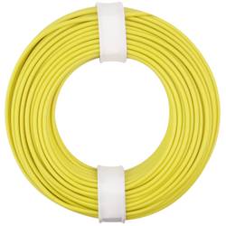Donau Elektronik 125-013 lanko/ licna, 1 x 0.25 mm², žlutá, 10 m