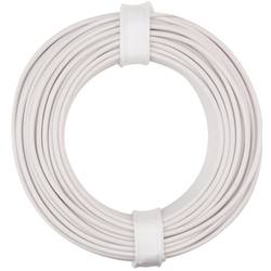 Donau Elektronik 125-015 lanko/ licna, 1 x 0.25 mm², bílá, 10 m
