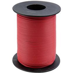 Donau Elektronik 125-S50-0 lanko/ licna, 1 x 0.25 mm², červená, 50 m