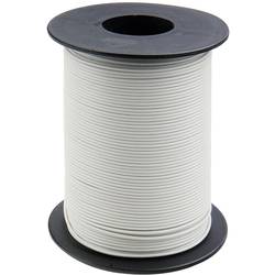 Donau Elektronik 125-S50-5 lanko/ licna, 1 x 0.25 mm², bílá, 50 m