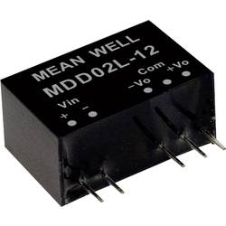 Mean Well MDD02M-09 DC/DC měnič napětí, modul 111 mA 2 W Počet výstupů: 2 x Obsah 1 ks