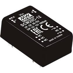 MW Mean Well SCW20A-15 DC/DC měnič napětí, modul 1.333 A 20 W Počet výstupů: 1 x Obsah 1 ks
