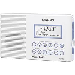 Sangean H203 rádio do sprchy DAB+, FM stolní lampa, vodotěšné bílá