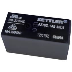 Zettler Electronics, AZ762-1AE-48DE relé do DPS, monostabilní, 1 cívka, 150 V/DC, 440 V/AC, 16 A, 1 ks