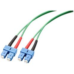 Siemens 6XV18435EH100CC0 optické vlákno optické vlákno kabel 1.0 m zelená [2x zástrčka SC - 2x zástrčka SC] 50/125 µ Multimode OM2