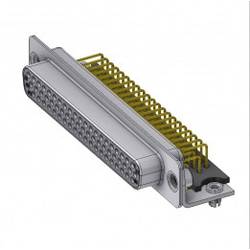 Deltron Connectors Deltron HD-D 62 SYC2 M47H UN D-SUB zásuvka 90 ° Pólů: 62 pájené, piny 1 ks