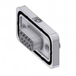 Deltron Connectors Deltron DTSWM09SZ/2M85UN D-SUB zásuvka 180 ° Pólů: 9 pájecí kalíšek 1 ks