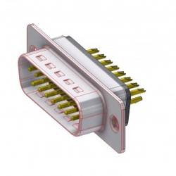 Deltron Connectors Deltron D15PZ/2FP102 D-SUB zástrčka 180 ° Pólů: 15 pájecí kalíšek 1 ks