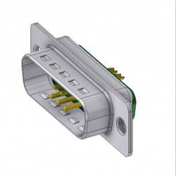 Deltron Connectors DTS 7W2 PZ D-SUB hybridní konektor 180 ° Pólů: 7 1 ks