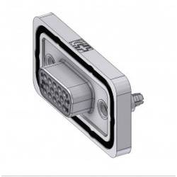 Deltron Connectors HD-DWM15SY/2M86UN D-SUB zásuvka 180 ° Pólů: 15 pájené, piny 1 ks