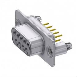 Deltron Connectors Deltron DTS 09 SY/2 M86UN D-SUB zásuvka 180 ° Pólů: 9 pájené, piny 1 ks