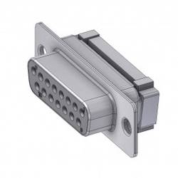 Deltron Connectors Deltron DTS15SFC/2 D-SUB zásuvka 180 ° Pólů: 15 IDC 1 ks