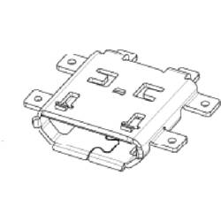 Molex Molex MOL Micro Solutions 474910001-1700 USB konektor microUSB B, 1700 ks