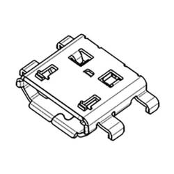 Molex Molex MOL Micro Solutions 476420001-1500 USB konektor microUSB B, 1500 ks