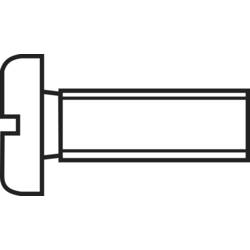 TOOLCRAFT 828789 šrouby s válcovou hlavou M1.6 10 mm příruba DIN 84 ocel 20 ks