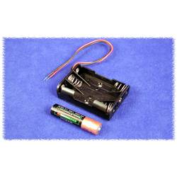 Hammond Electronics BH3AAW bateriový držák 3x AA , plast, černá, 1 ks