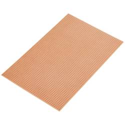 TRU COMPONENTS eurodeska bez CU vložky tvrzený papír (d x š) 16 mm x 10 mm Rastr (rozteč) 2.54 mm Množství 1 ks