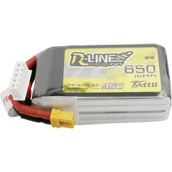 Tattu TA-RL-95C-650-4S1P akupack Li-Pol (modelářství), 14.8 V, 650 mAh, články 4, 95 C, Softcase, XT30
