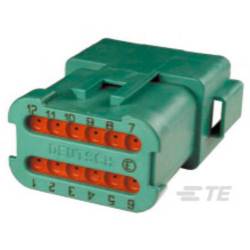 TE Connectivity DT zástrčkový konektor na kabel 12, DT04-12PC-CE01, 1 ks