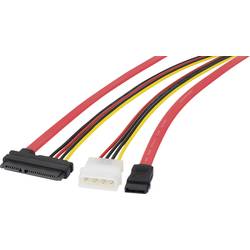 SATA II, IDE kabel Renkforce RF-4212171, černá, červená, žlutá