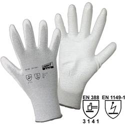L+D worky ESD Nylon/Carbon-PU 1171-7 nylon pracovní rukavice Velikost rukavic: 7, S CAT II 1 ks
