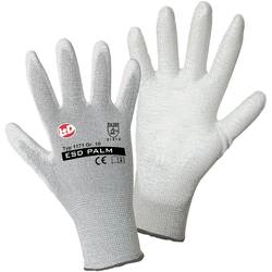 L+D worky ESD Nylon/Carbon-PU 1171-10 nylon pracovní rukavice Velikost rukavic: 10, XL CAT II 1 ks