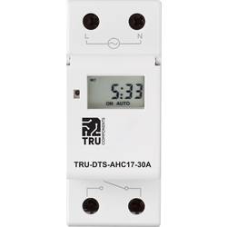 TRU COMPONENTS TRU-DTS-AHC17-30A spínací hodiny na DIN lištu Provozní napětí: 230 V/AC 1 přepínací kontakt 30 A 250 V/AC týdenní program