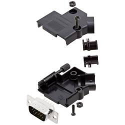 Amphenol L17D45PK-P-25+L717HDB44P sada D-SUB kolíkové lišty 45 ° Pólů: 44 pájecí kalíšek 1 ks