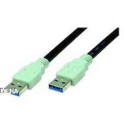 Bachmann USB kabel USB 3.2 Gen1 (USB 3.0 / USB 3.1 Gen1) USB-A zástrčka, USB-A zástrčka 1.00 m černá stíněný 918.176