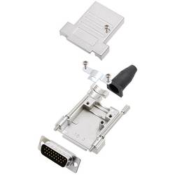 Amphenol L17DTSL09-RG-LJS-T+L717HDE15P sada D-SUB kolíkové lišty 180 ° Pólů: 15 pájecí kalíšek 1 ks