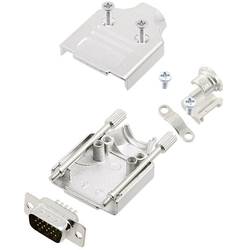 Amphenol L17MHDM09+L717HDE15P sada D-SUB kolíkové lišty 180 ° Pólů: 15 pájecí kalíšek 1 ks
