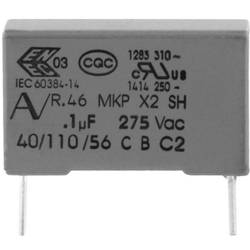 Kemet R46KR422000M1M+ 1 ks odrušovací kondenzátor MKP radiální 2.2 µF 275 V 20 % 27.5 mm (d x š x v) 32 x 14 x 28 mm
