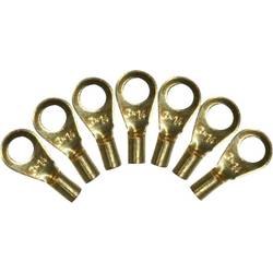 BELI-BECO 142/2 nástrčné oko Kontaktní plocha mosaz 100 ks (Ø x d) 3 mm x 12 mm