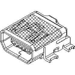 Molex Molex MOL Micro Solutions 678038020-500 USB konektor 500 ks