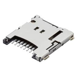 Molex Slot pro paměťovou kartu 8, rozteč 1.1 mm, 5031821852, 1600 ks Tape on Full reel
