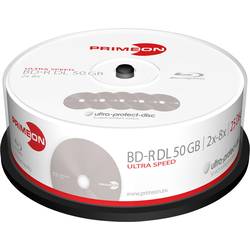Primeon 2761318 Blu-ray BD-R DL 50 GB 25 ks vřeteno vrstva proti poškrábání