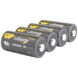 GP Batteries GPCR123AECO135C4 fotobaterie CR-123A lithiová 1400 mAh 3 V 4 ks