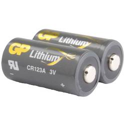 GP Batteries GPCR123AECO125C2 fotobaterie CR-123A lithiová 1400 mAh 3 V 2 ks