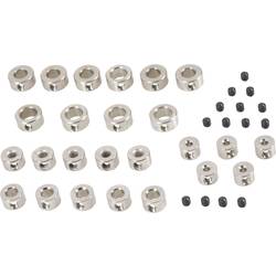 Modelcraft sortiment stavěcích kroužků Vhodné pro hřídel: 2 mm, 3 mm, 4 mm, 5 mm, 6 mm vnější Ø: 7 mm, 8 mm, 8 mm, 10 mm, 10 mm Tloušťka: 5 mm 25 díly