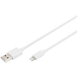 Digitus pro mobilní telefon, Apple iPad/iPhone/iPod, PC, notebook nabíjecí kabel [1x USB A - 1x Lightning] 2 m USB-A, Lightning