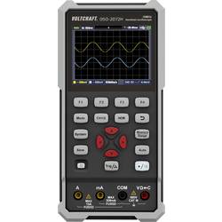 VOLTCRAFT DSO-2072H Ruční osciloskop 70 MHz, 2kanálový, 250 MSa/s, 8 kpts, 8 Bit, ruční provedení, generátor funkcí, funkce multimetru, 1 ks, VC-11901280