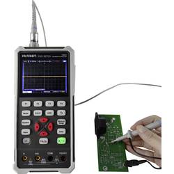 VOLTCRAFT DSO-2072H Ruční osciloskop 70 MHz, 2kanálový, 250 MSa/s, 8 kpts, 8 Bit, ruční provedení, generátor funkcí, funkce multimetru, 1 ks, VC-11901280