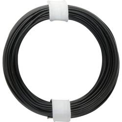 Donau Elektronik 105-1 spojovací drát, 1 x 0.20 mm², černá, 10 m