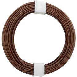 Donau Elektronik 105-8 spojovací drát, 1 x 0.20 mm², hnědá, 10 m
