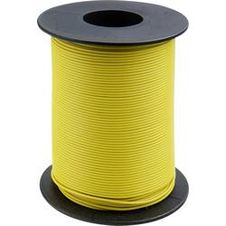 Donau Elektronik 105-3-100 spojovací drát, 1 x 0.20 mm², žlutá, 100 m