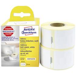 Avery-Zweckform etikety v roli 82 x 28 mm papír bílá 260 ks trvalé Adresní nálepky AS0722370